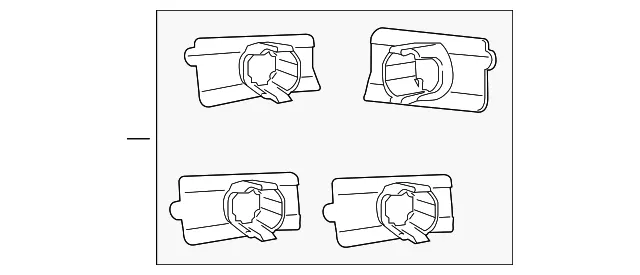 Reverse Sensor Retainer Kit - Volvo (30772062)