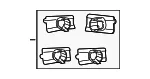 Reverse Sensor Retainer Kit - Volvo (30772062) - view 3