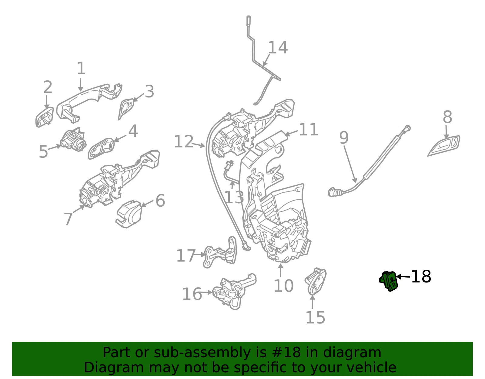 Lock Switch - Volvo (30773334) - view 3