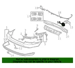 Parking Aid Sensor Retaining Ring - Volvo (30786641) - view 6