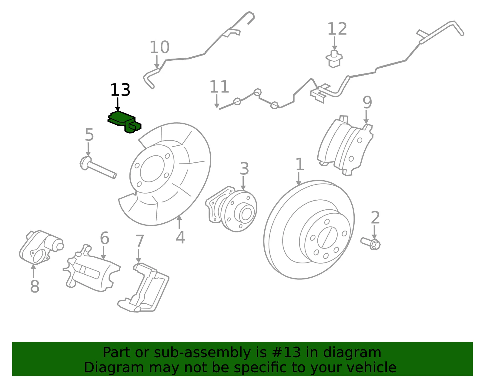 ABS Sensor - Volvo (30793636) - view 3