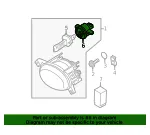Fog Light Socket - Volvo (30795072) - view 6