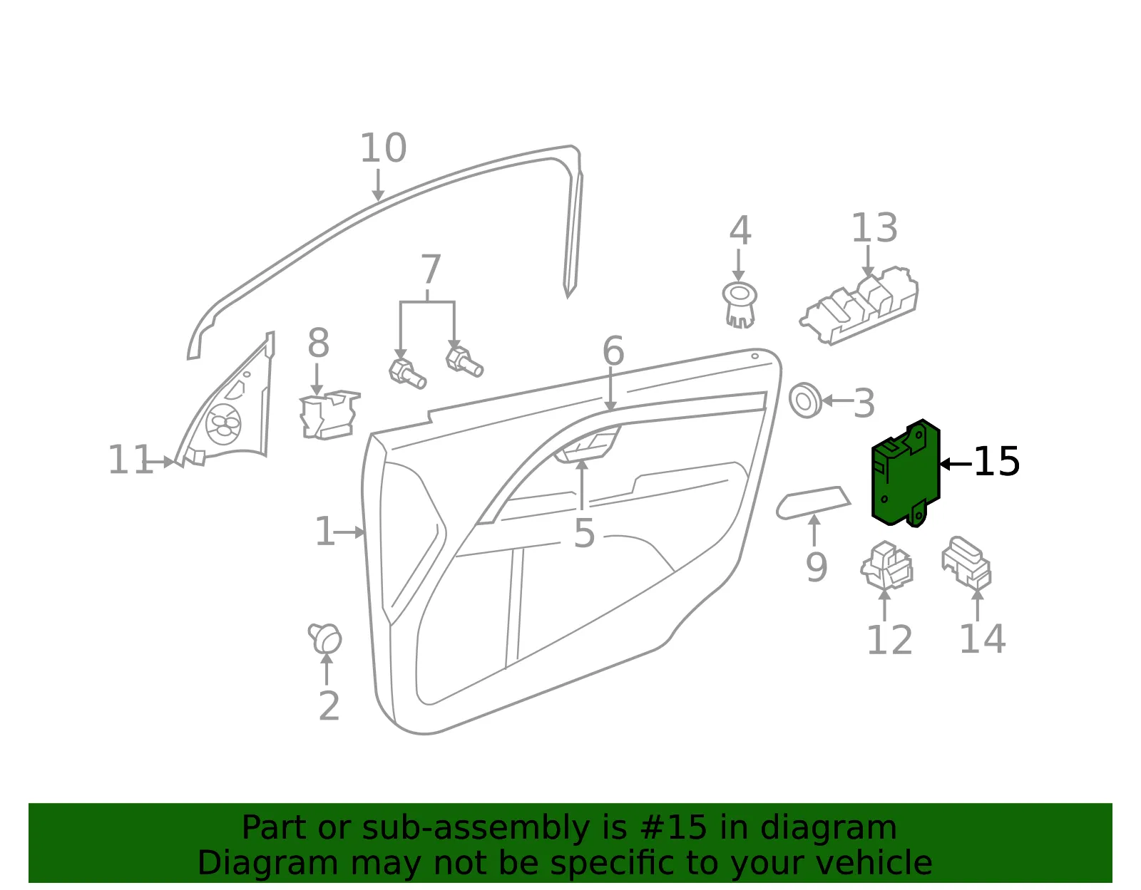 Control Module - Passenger Side (RH) - Volvo (30798005) - view 2