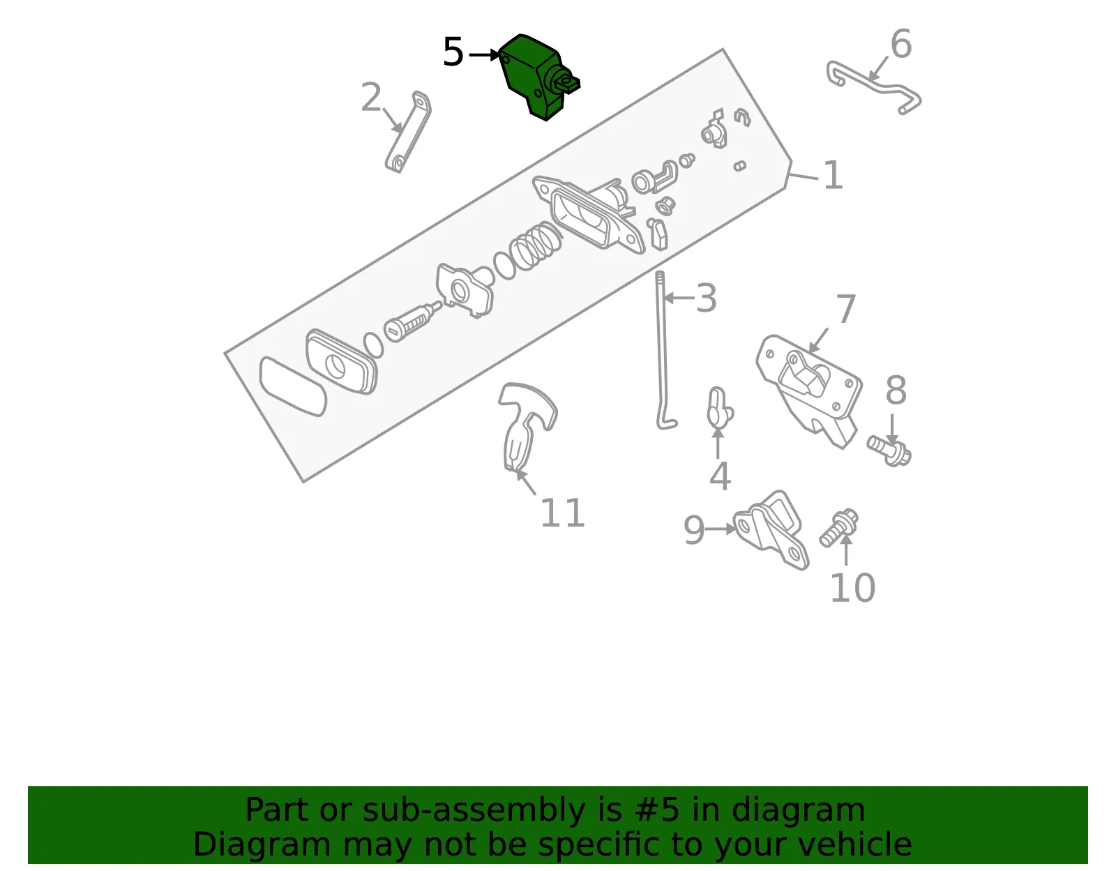 Lock Actuator - Volvo (30899699) - view 3