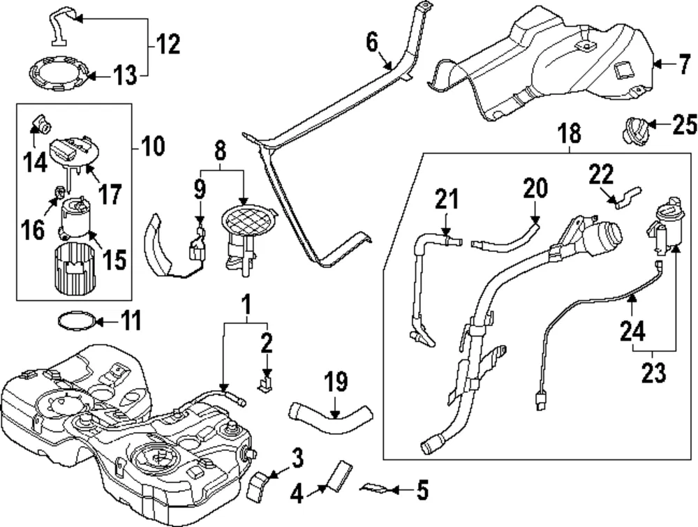 Connector Hose - Kia (31071-L2600)