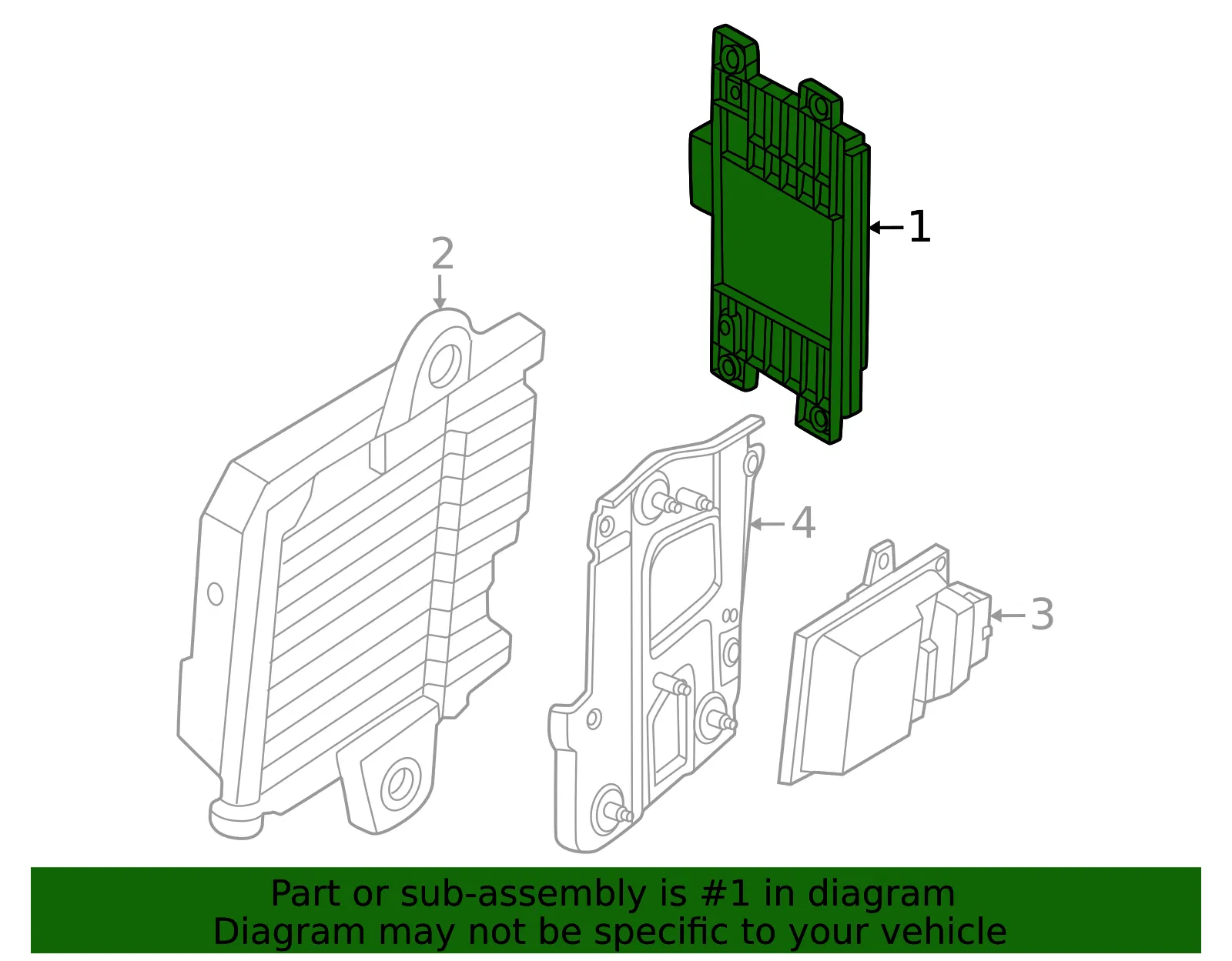 Control Module - Nissan (310F6-X231A) - view 2