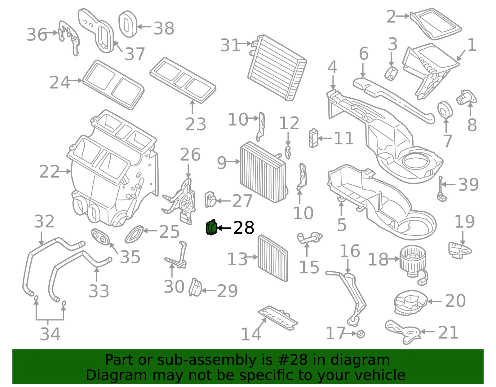 Actuator - Volvo (31101061) - view 2
