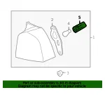Tail Light Socket - Volvo (31213761) - view 6