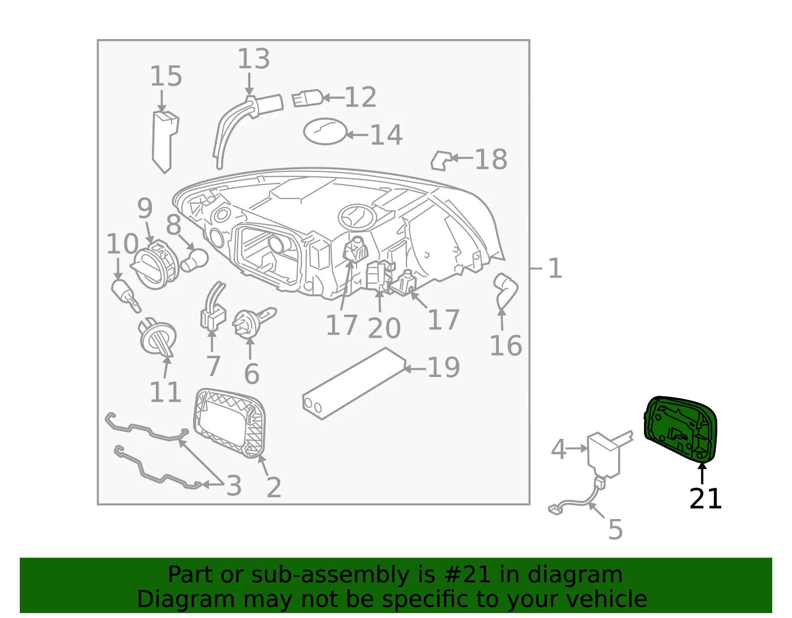 Control Module - Passenger Side (RH) - Volvo (31214563) - view 2