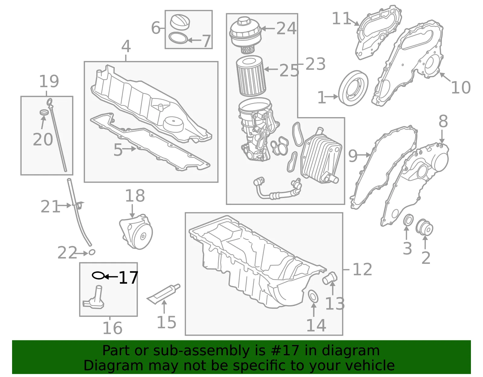 Engine Oil Level Sensor O-Ring - Volvo (31219441) - view 3