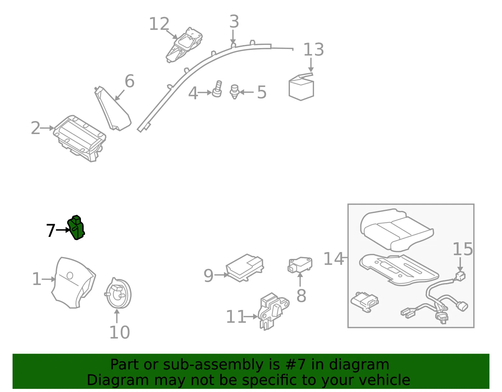 Ft Impact Sensor - Volvo (31264410) - view 3