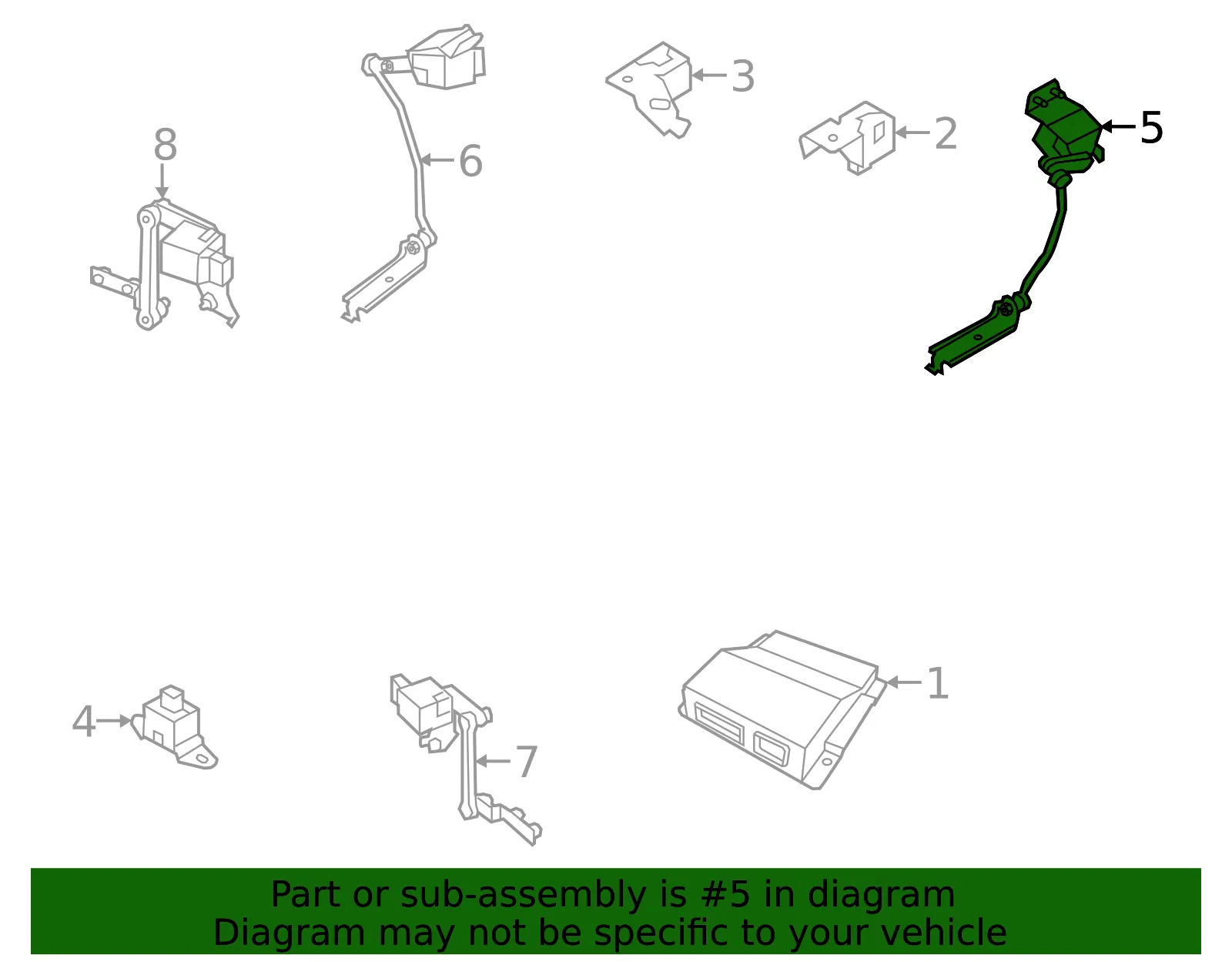 Front Sensor - Volvo (31268780) - view 2