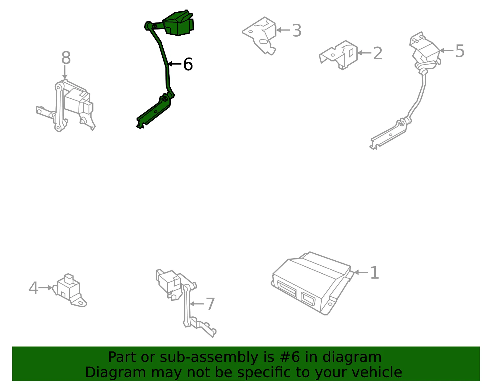 Front Sensor - Volvo (31288272) - view 3