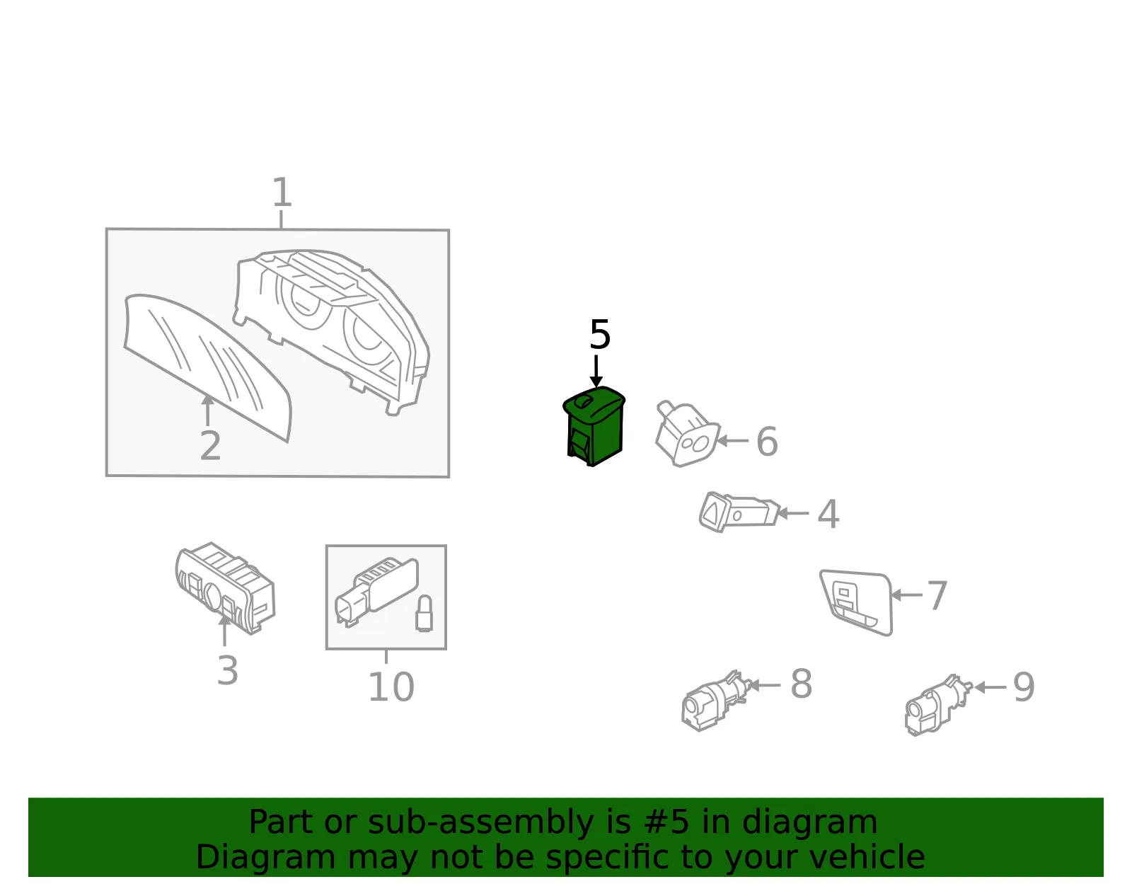 Sunload Sensor - Volvo (31288761) - view 2