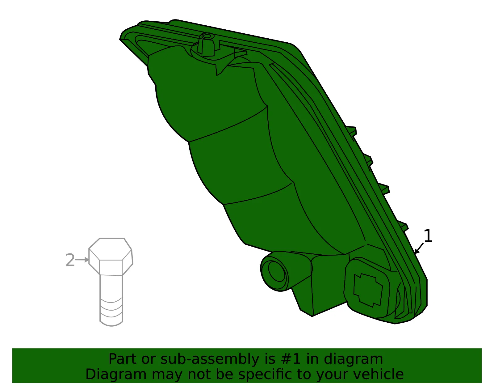 Side Marker Light - Volvo (31290873) - view 3
