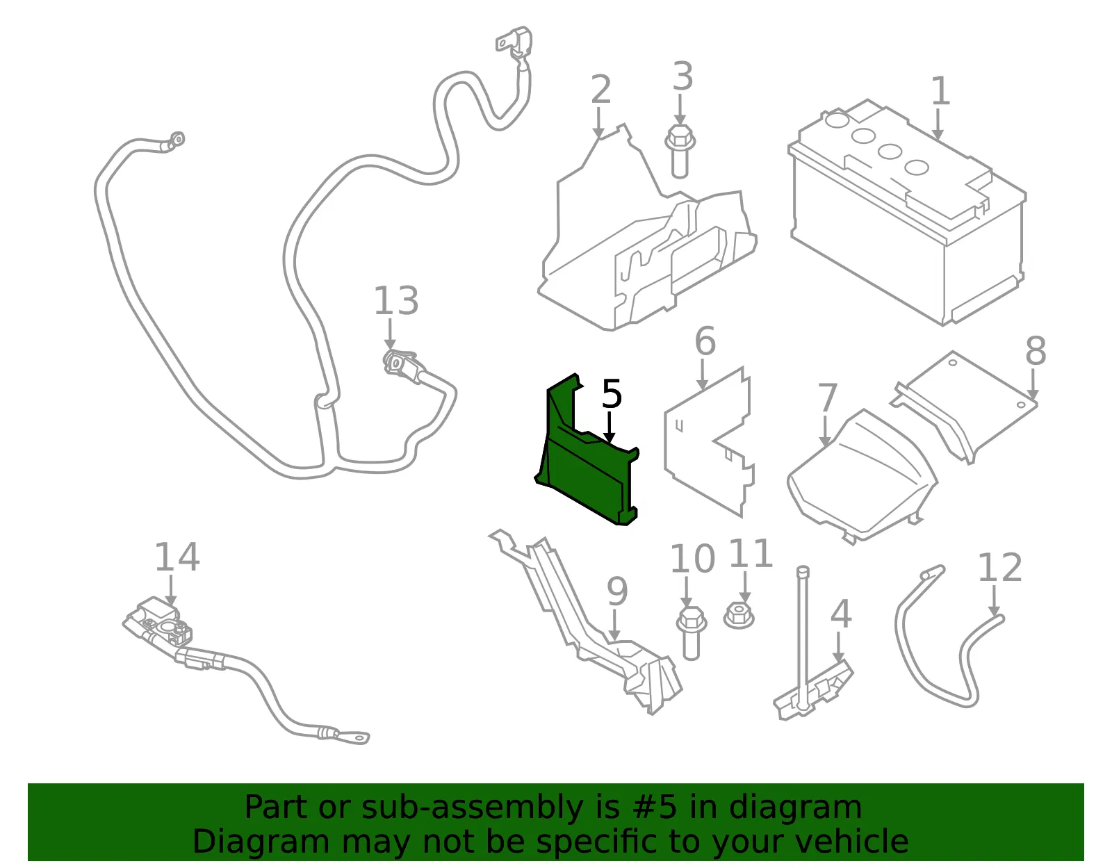 Battery Box - Volvo (31294078) - view 2