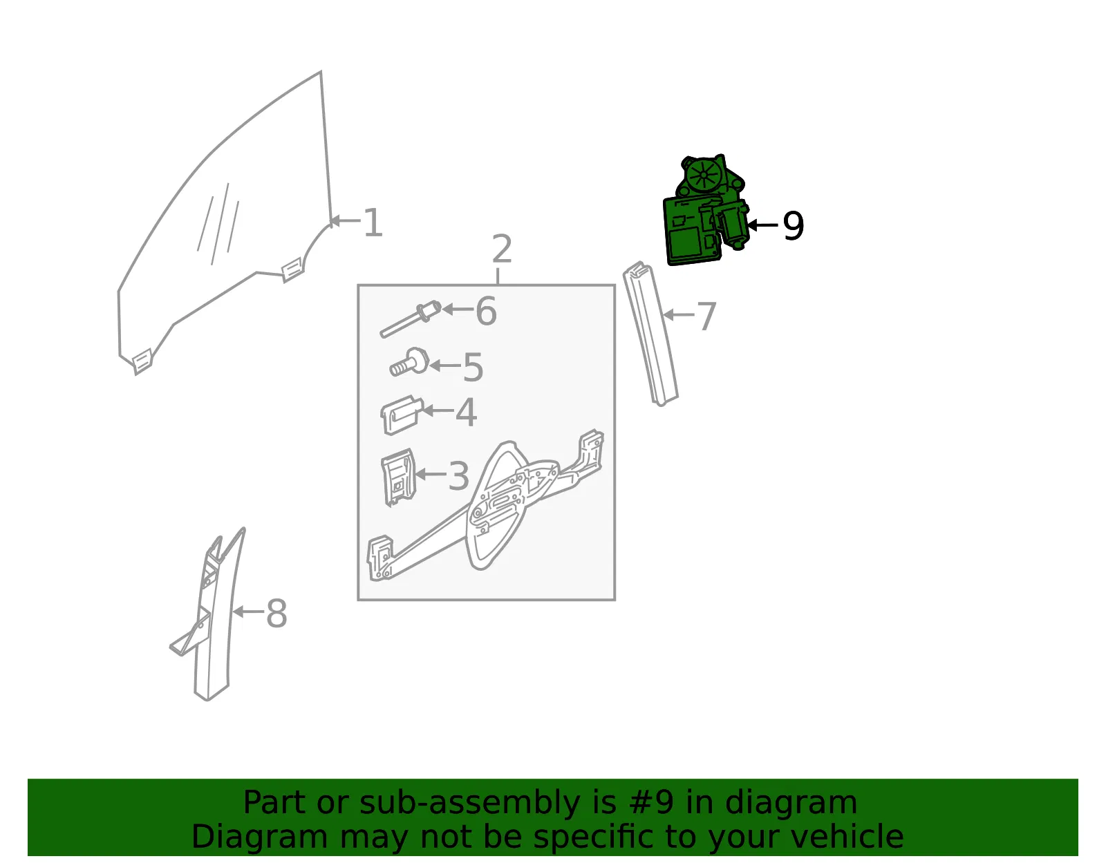 Control Module - Passenger Side (RH) - Volvo (31295237) - view 2