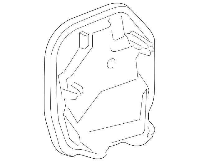 Headlamp Assembly Rear Cover - Driver's Side (LH) - Volvo (31297422)
