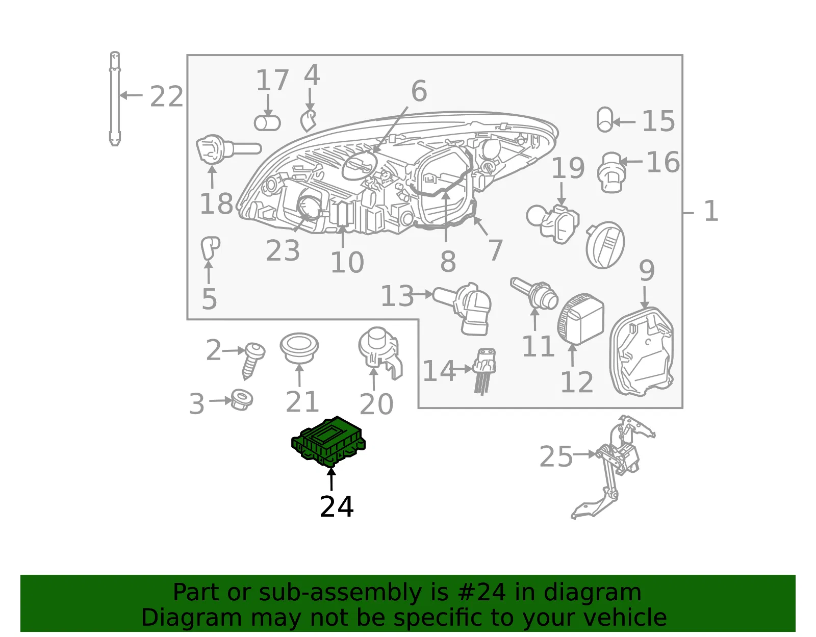 Control Module - Volvo (31297424) - view 2