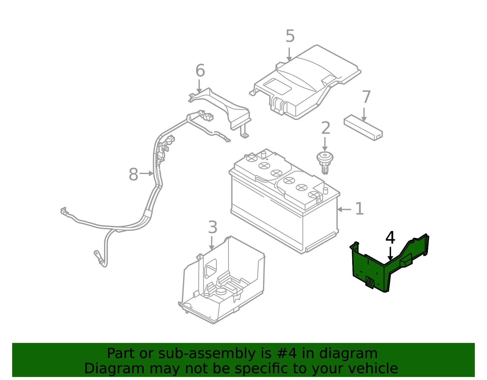 Battery Box - Volvo (31301167) - view 3