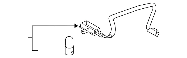 Glove Box Light Bulb - Volvo (31305495)