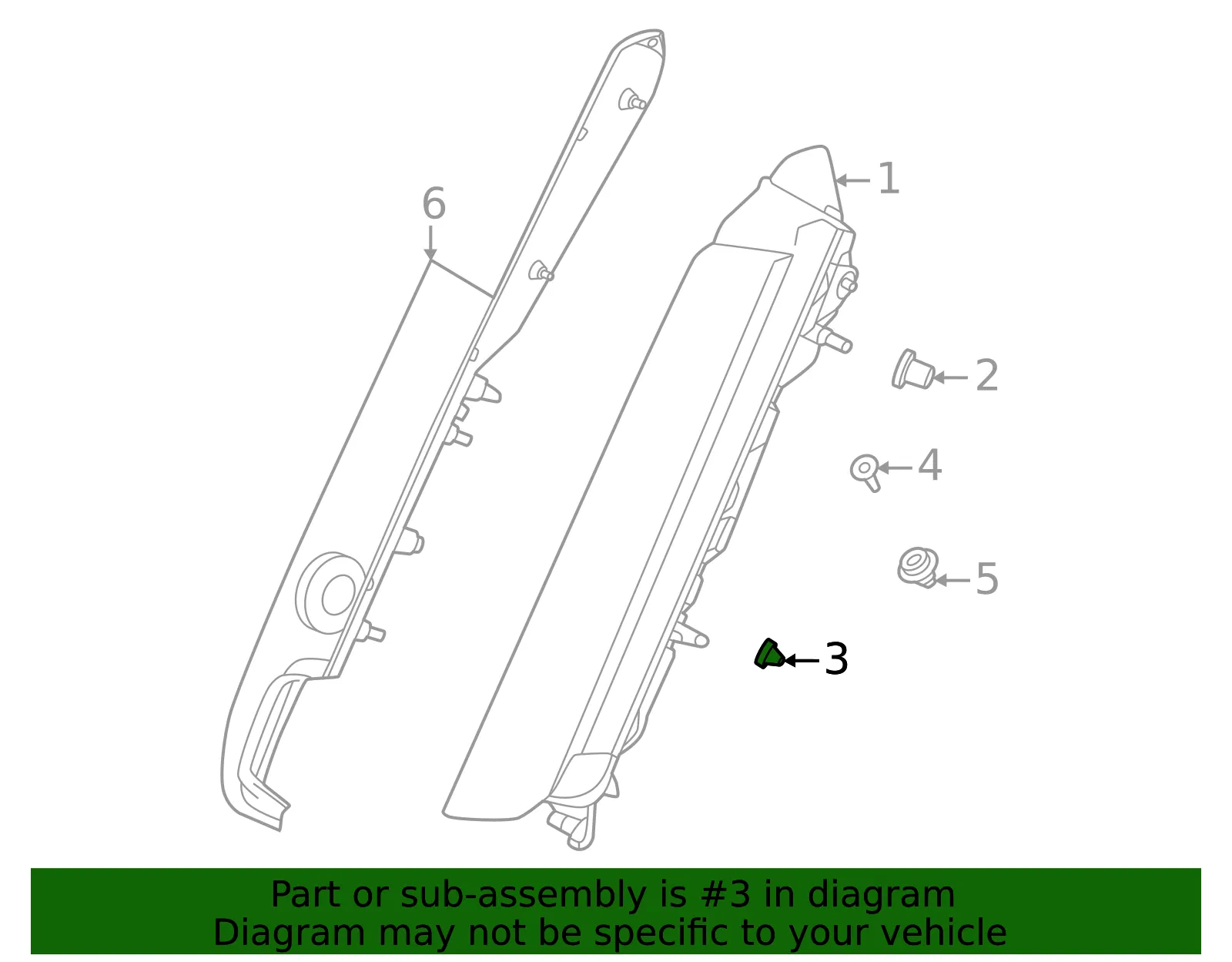 Tail Lamp Plug - Volvo (31308542) - view 2