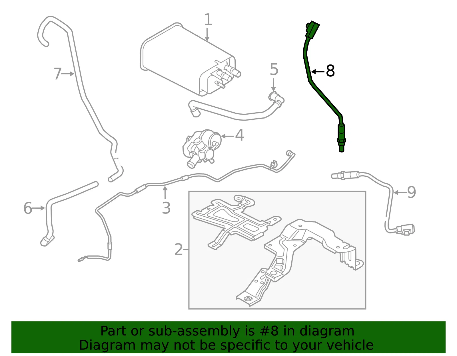Oxygen Sensor - Volvo (31319664) - view 3