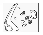 Tail Light Assembly - Volvo (31323034) - view 5
