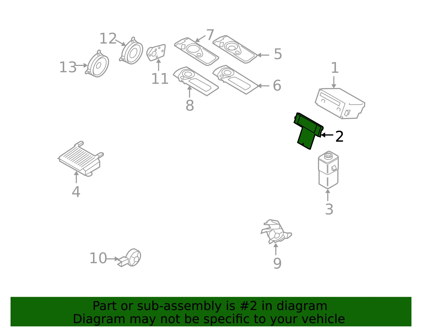 Radio Module Interface - Volvo (31328828) - view 2