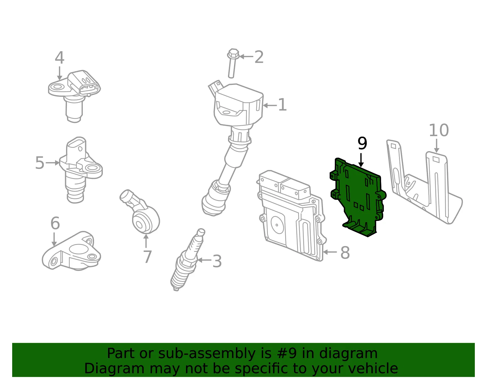 ECM Bracket - Volvo (31331597) - view 2