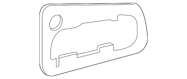 Back Up Light Assembly Gasket - Driver's Side (LH) - Volvo (31333078)
