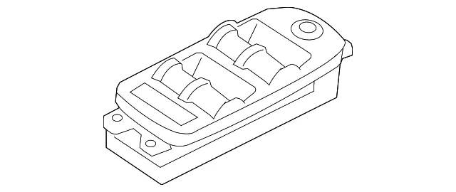 Window Switch - Driver's Side (LH) - Volvo (31334345)