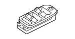 Window Switch - Driver's Side (LH) - Volvo (31334348) - view 3