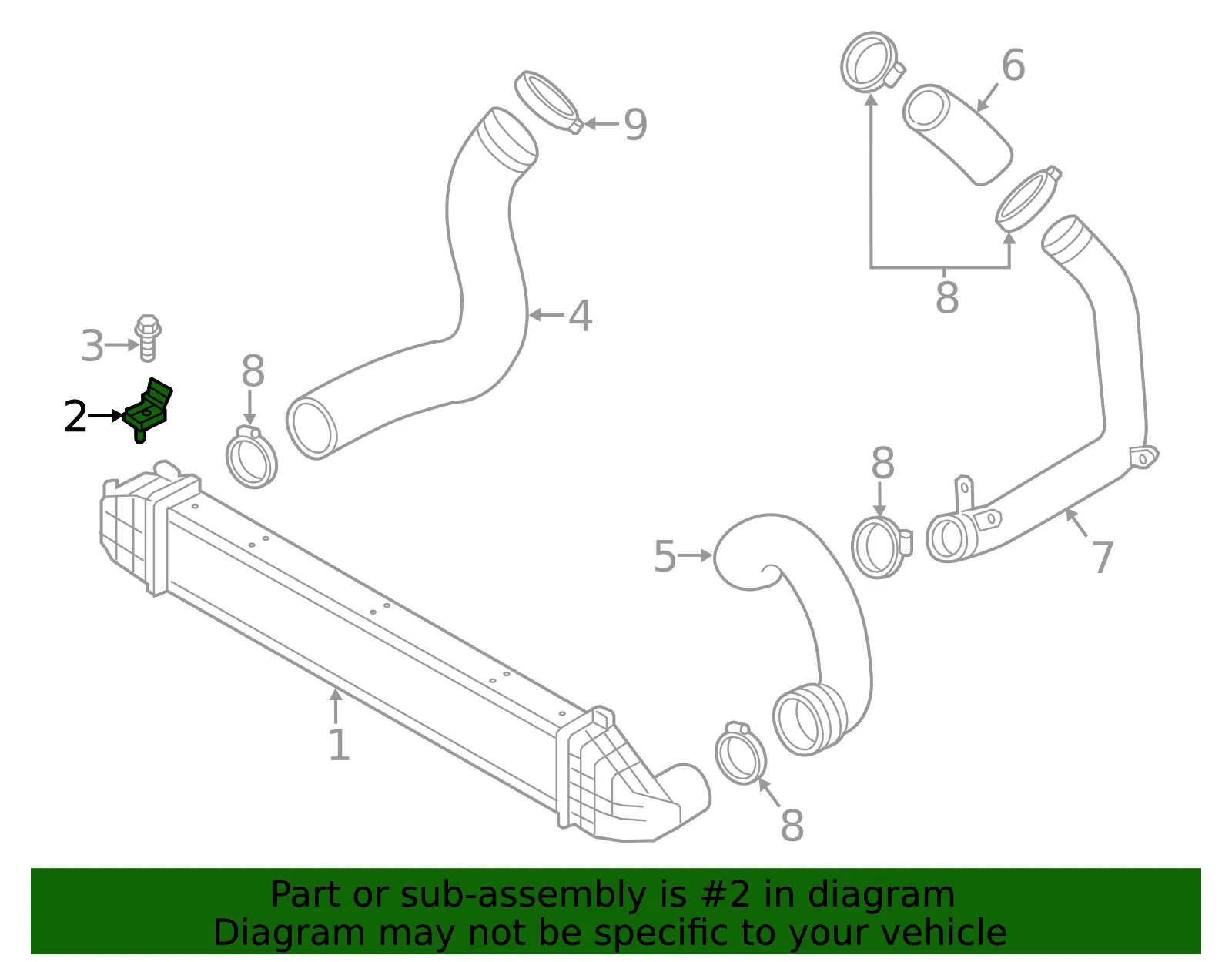Manifold Absolute Pressure Sensor - Volvo (31336111) - view 3