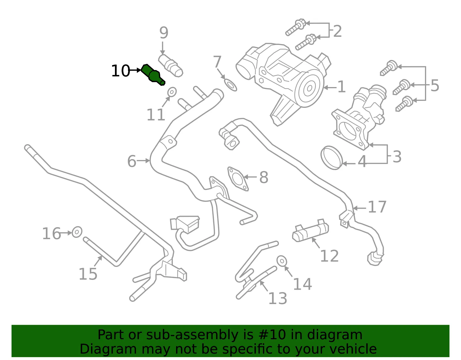 Engine Coolant Temperature Sensor - Volvo (31339941) - view 2