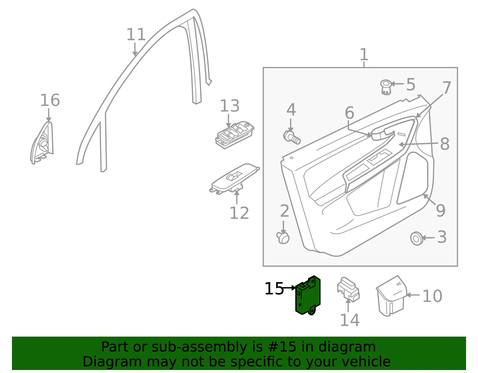 Control Module - Volvo (31343027) - view 3