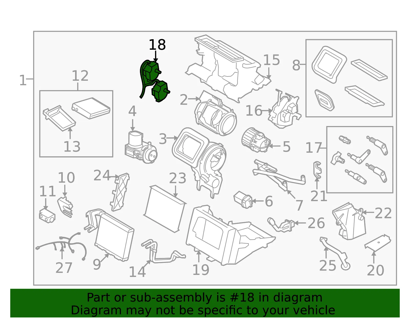 Actuator - Volvo (31348271) - view 3