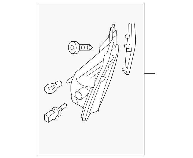Fog Lamp Assembly - Volvo (31353285) - view 2