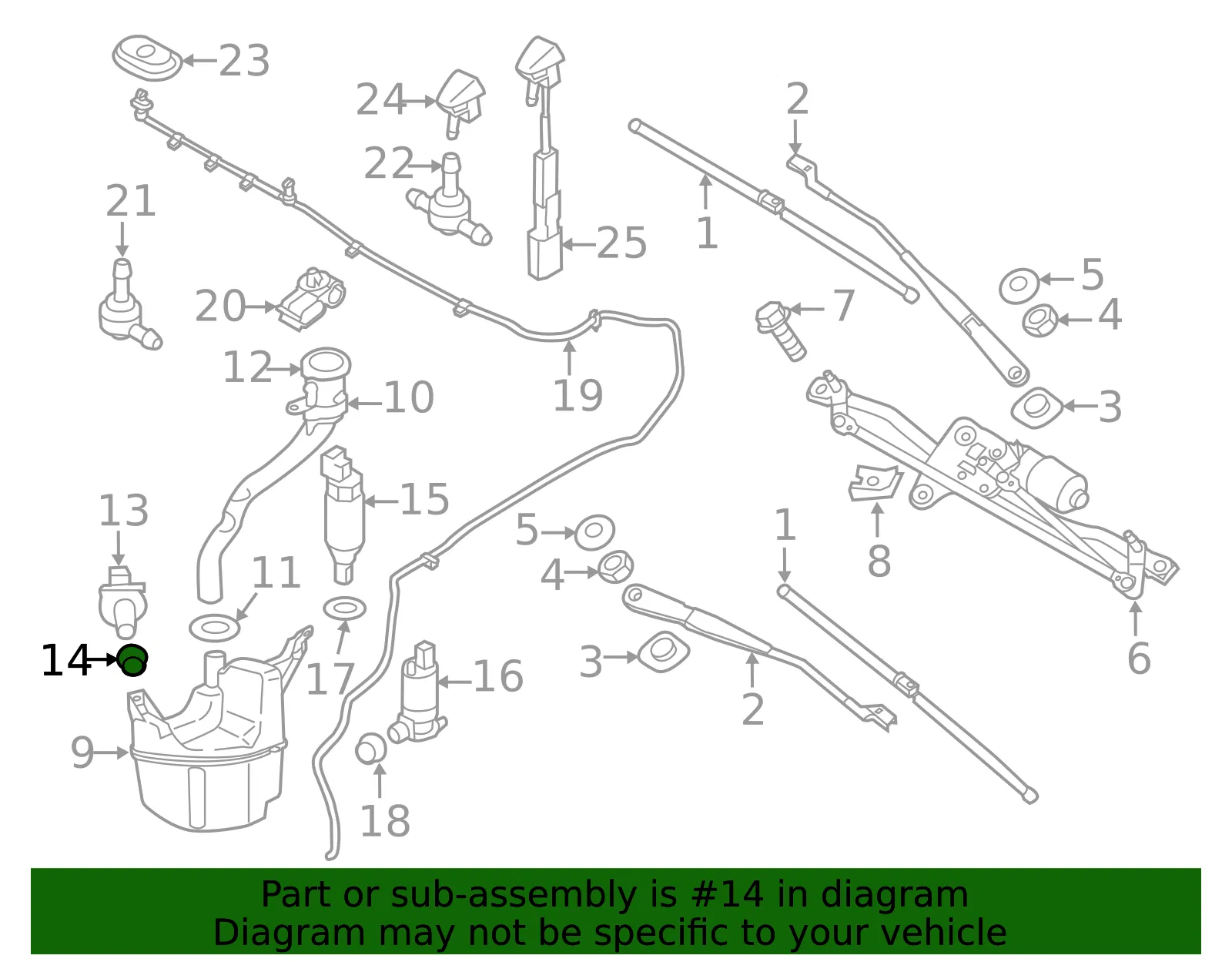 Level Sensor O-Ring - Volvo (31364096) - view 2