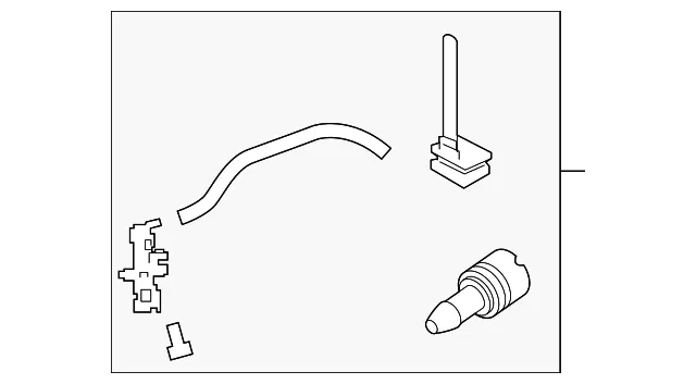 Headlamp Washer - Driver's Side (LH) - Volvo (31364192)
