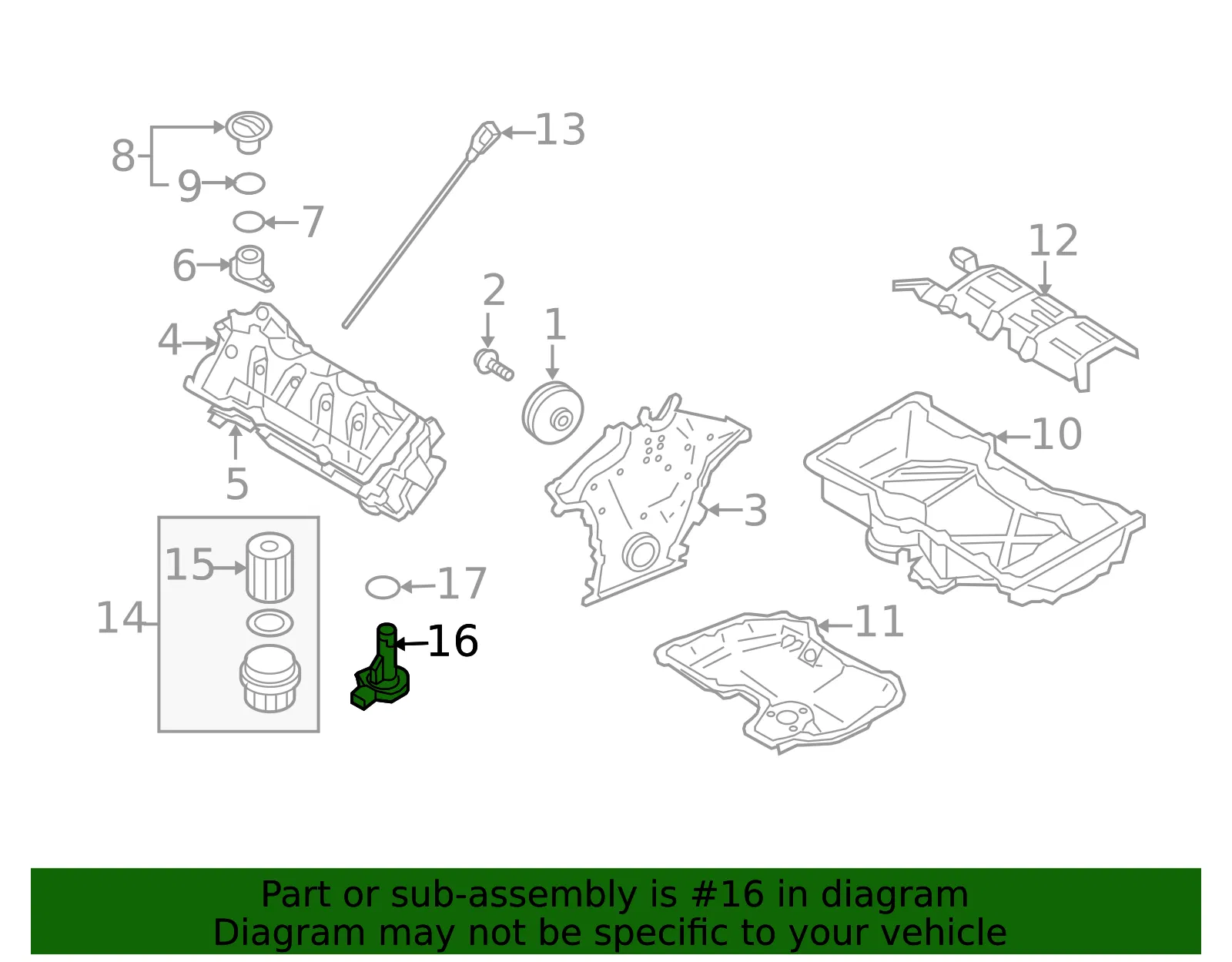 Level Sensor - Volvo (31368695) - view 3