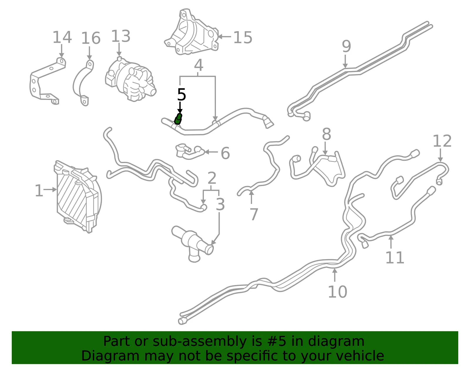 Temp Sensor - Volvo (31368969) - view 2