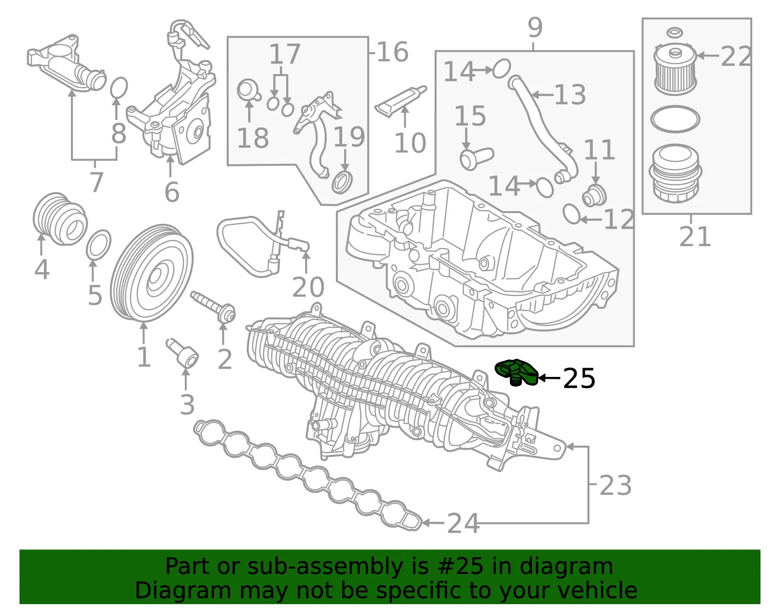 Manifold Absolute Pressure Sensor - Volvo (31372487) - view 3