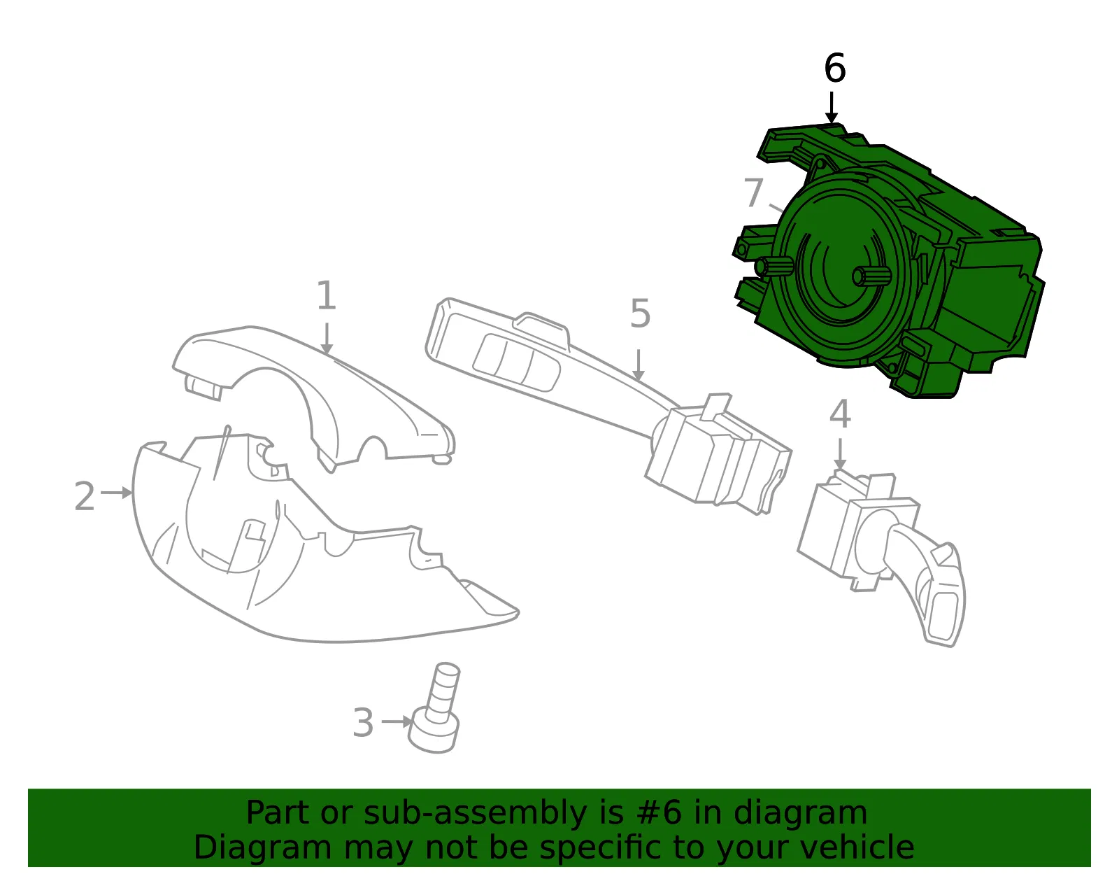 Switch Housing - Volvo (31376705) - view 2
