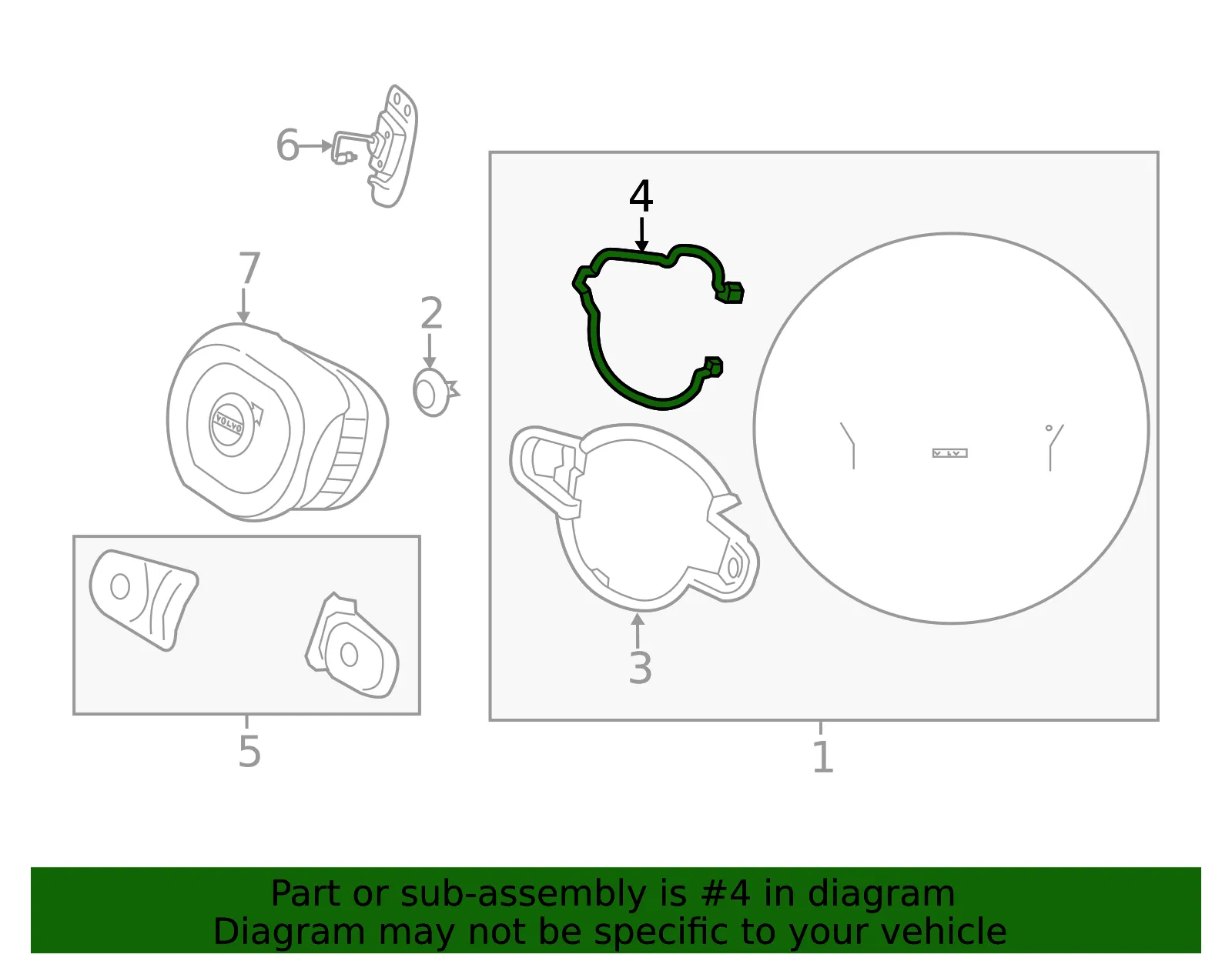 Harness - Volvo (31377086) - view 2