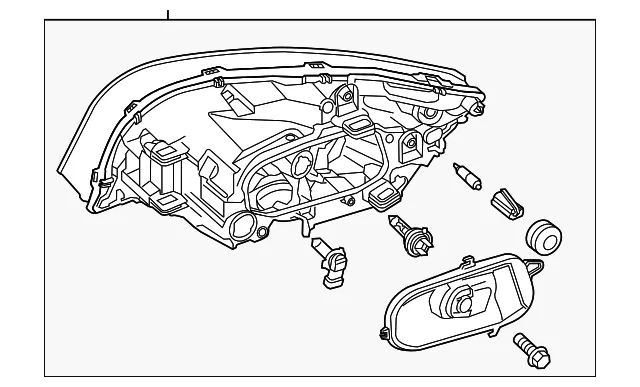 Headlamp Assembly - Volvo (31383071) - view 2