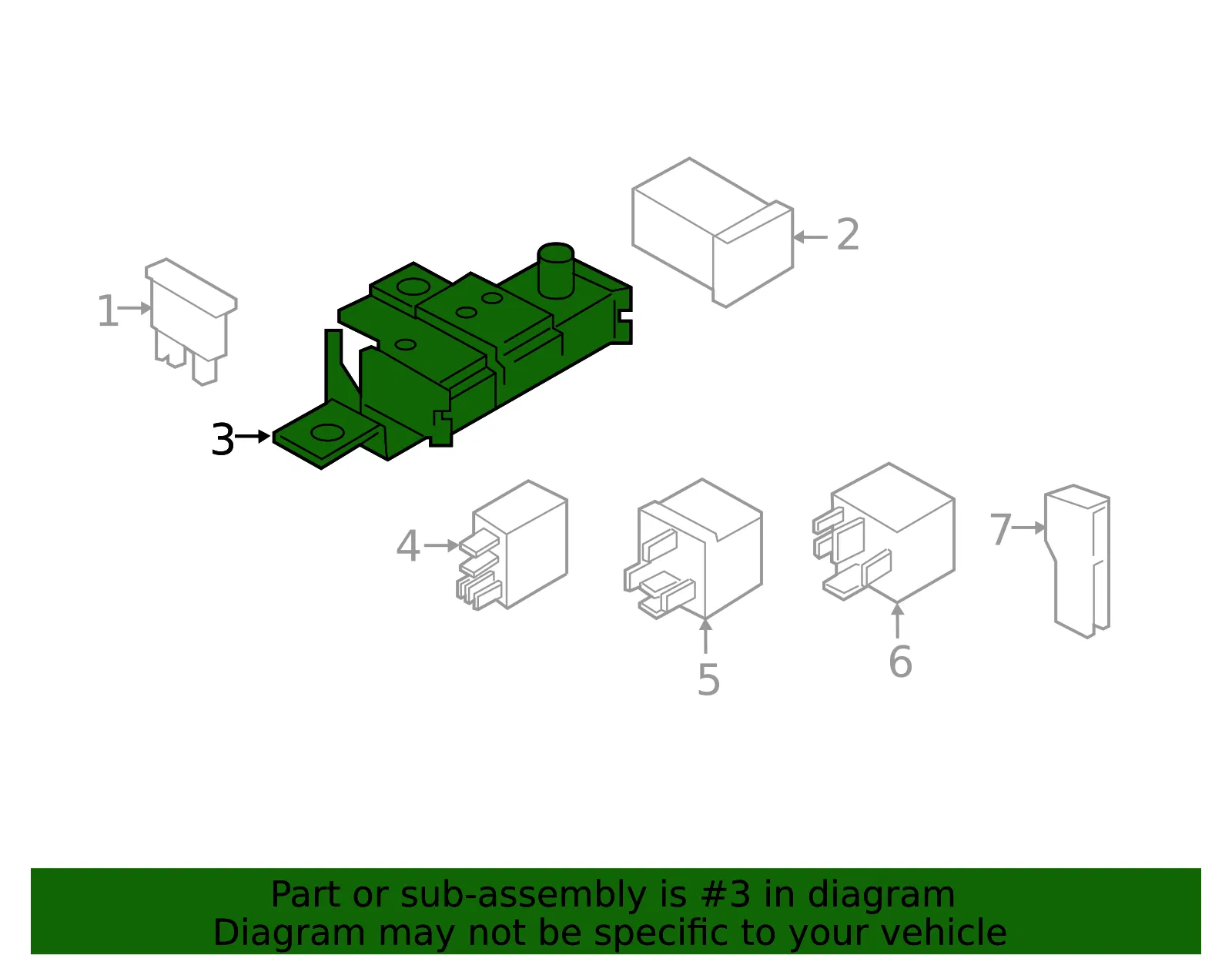 Fuse - Volvo (31384053) - view 3