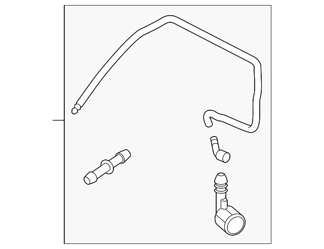 Headlight Washer Hose - Volvo (31395050)