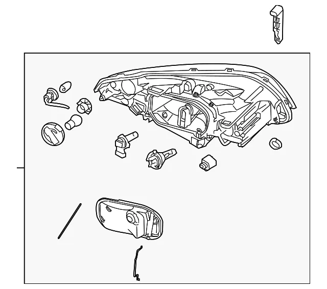 Headlamp Assembly - Volvo (31395471) - view 2