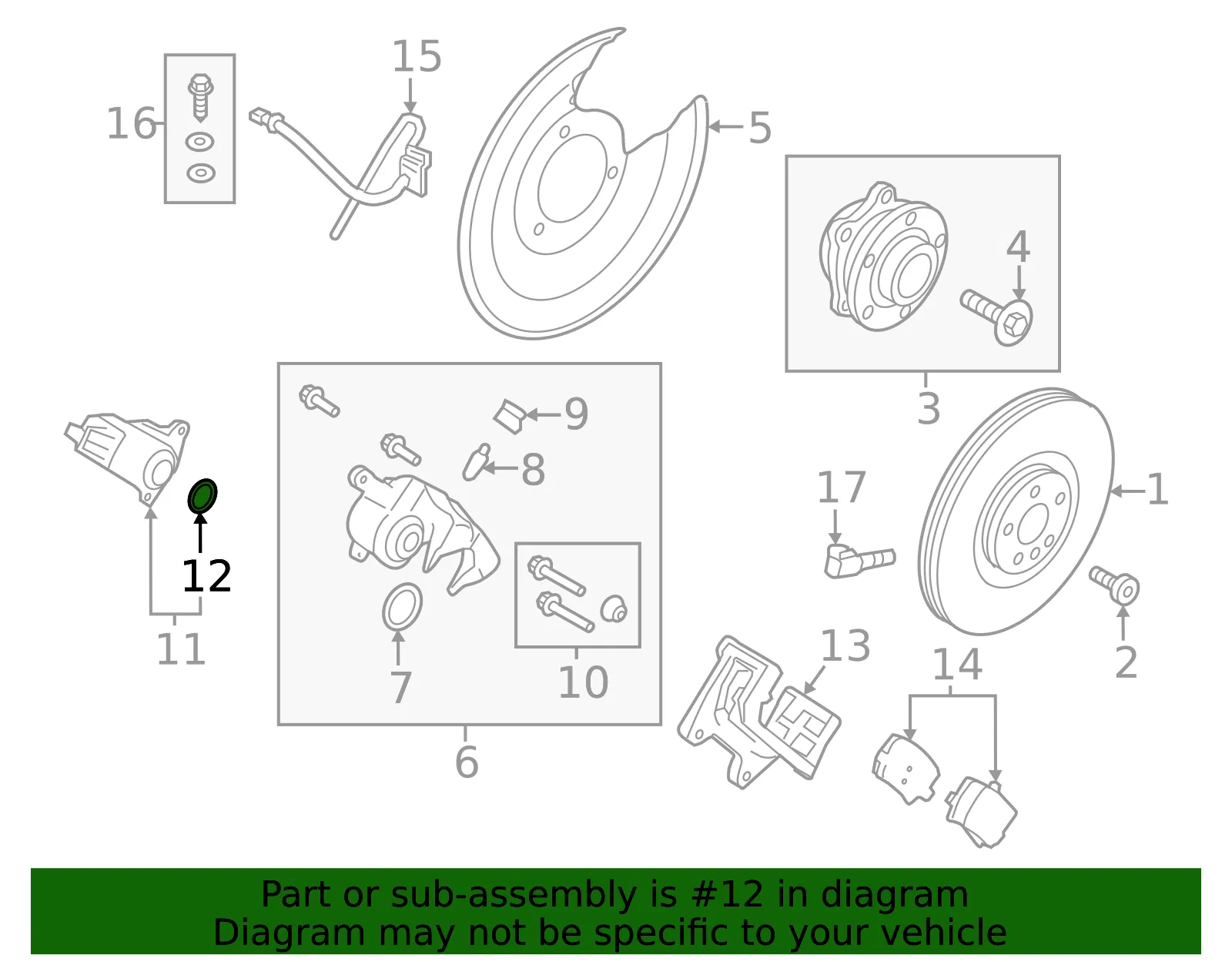Actuator O-Ring - Volvo (31400435) - view 2